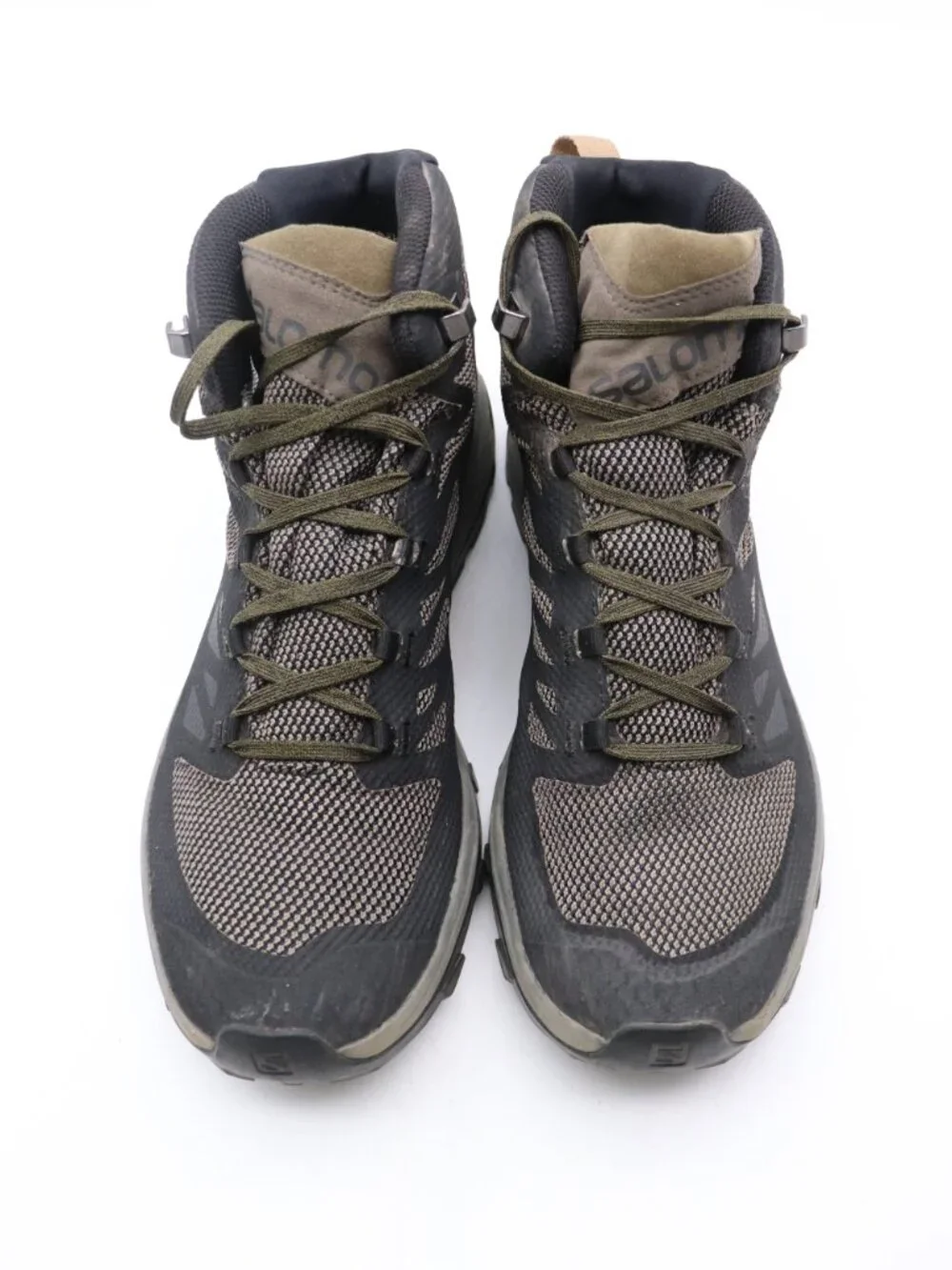 Salomon-Outline Mid GTX Gore-Tex Men's 9.5 Beluga Black Athletic Hiking Boot
